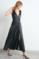 Vestido Fantasia Largo Negro iO 13520225008102