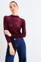 Polera Fantasia Burdeos iO 14320126056112