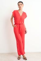 Pantalon Liso Recto Rojo Ash 11007225015103