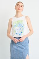 Polera Sin Mangas Crudo iO 14620225002105