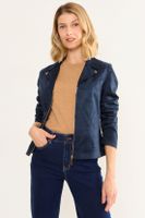 Chaqueta Suede Azul Ma Griffe 17502126054104