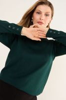 Sweater Liso Verde Oliva Ma Griffe 18102126200107