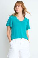 Polera Lisa Verde Oliva iO 14220225074107