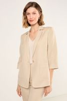 Blazer Liso Beige Ma Griffe 16004225007106