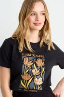 Polera Estampada Negro iO 14604225081102