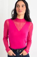 Polera Manga Larga Fucsia iO 14220225050116