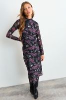 Vestido Fantasia Largo Negro iO 13520126001116