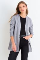 Cardigan Largo Gris Ash 18007126004113