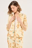 Casaca Estampada Floral Naranjo Ma Griffe 17702225001114