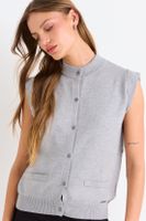 Chaleco Sin Mangas Gris Ash 18007126001113