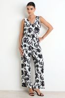 Pantalon Palazzo Fantasia Negro Ash 11107225054102