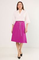 Falda Larga Violeta Ma Griffe 12002225053641