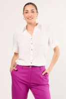 Blusas Manga Corta Blanco Ma Griffe 14002225006101