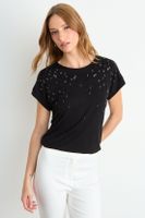 Polera Estampada Negro iO 14620126001102