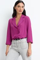 Blusas Manga Larga Fucsia iO 14020225051116