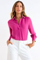 Blusa Camisera Manga Larga Fucsia Ash 14007126010116