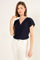 Polera Lisa Azul Ma Griffe 14204225032104