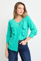 Blusas Manga Larga Verde Ash 14007225003217