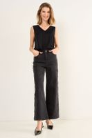 Jeans Flare Negro Ma Griffe 11302126002102