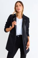 Chaqueton Liso Con Cierre Negro Ash 17007126002102
