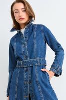 Trench Liso Azul iO 17420126002104