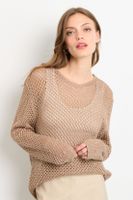 Sweater Liso Beige iO 18104125022106