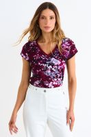 Polera Full Print Burdeos Ash 14307126051112