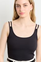 Polera Sin Mangas Negro iO 14220225068102