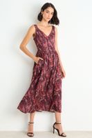 Vestido Fantasia Sin Mangas Burdeos Ash 13507126050112