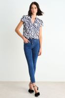 Skinny Jeans Liso Azul Ash 11307126002104