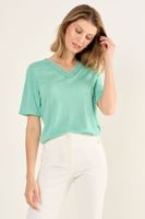 Polera Escote En V Verde Ma Griffe 14202126004217