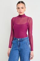 Polera Manga Larga Morado Ash 14207225003121