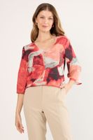 Blusas Manga Larga Coral Ma Griffe 14102225055133