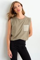 Polera Lisa Verde Oliva Ash 14204225080107