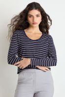 Polera Manga Larga Azul Ash 14307225001104