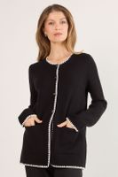 Cardigan Negro Ma Griffe 18002225050102