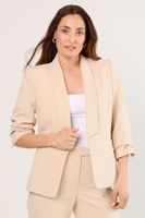 Blazer Liso Beige Ma Griffe 16004225031106