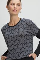 Polera Manga Larga Negro Ma Griffe 14302225051102