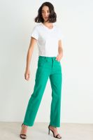 Straight Jeans Verde Oliva Ash 11307126001107