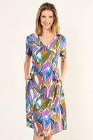 Vestido Estampado Morado Ma Griffe 13102126051211