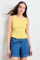 Polera Lisa Amarillo iO 14220225075108