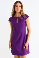 Vestido Jumper Manga Corta Morado Ash 13007126053121