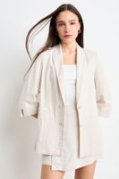 Blazer Liso Beige iO 16020225061106