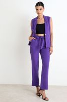 Pantalon Recto Con Lazo Morado Ash 11007225013121