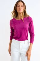 Polera Suede Manga Larga Fucsia Ash 14207126051121