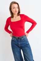 Polera Manga Larga Rojo iO 14220126006103