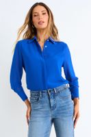 Blusa Camisera Manga Larga Azul Ash 14007126010134