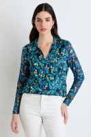 Blusas Manga Larga Azul Ash 14107225001104