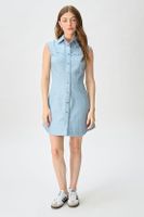 Vestido Liso Celeste iO 13020125001110