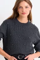 Sweater Liso Gris Ash 18104125020113